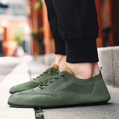Herren Mesh Sneaker – Atmungsaktiv Leichtes Schnürdesign