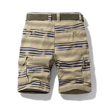 Men's Spring Cargo Shorts with Lightweight Design and Multiple Pockets
