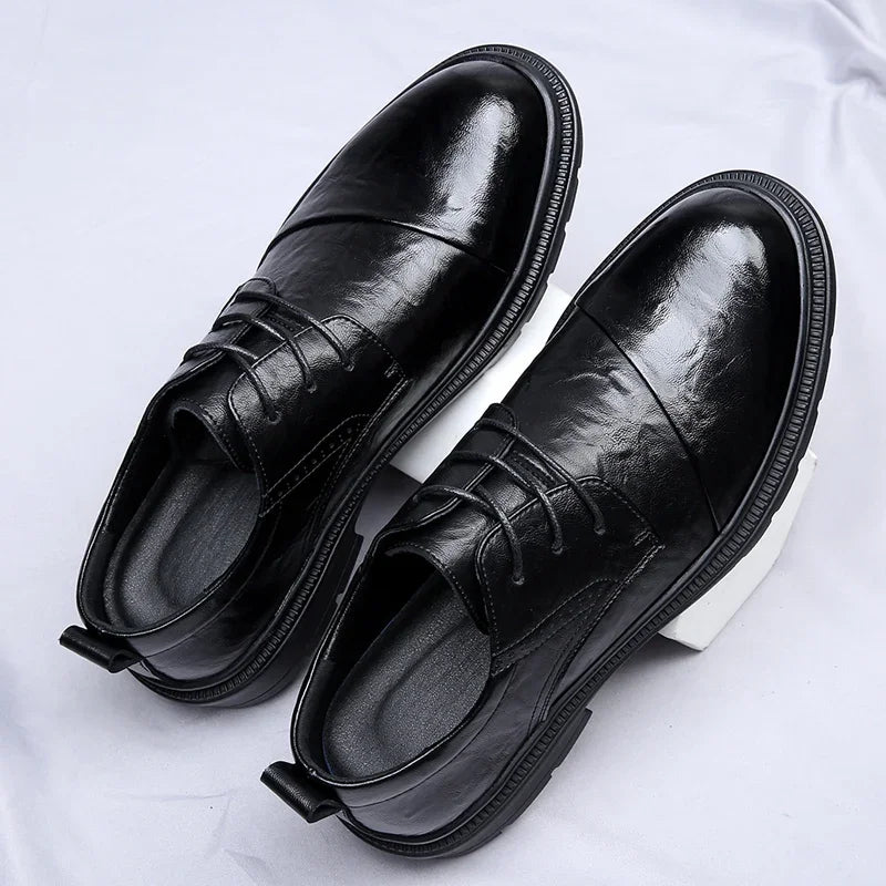 Men's Shoes Formal Shiny Upper Profile Sole