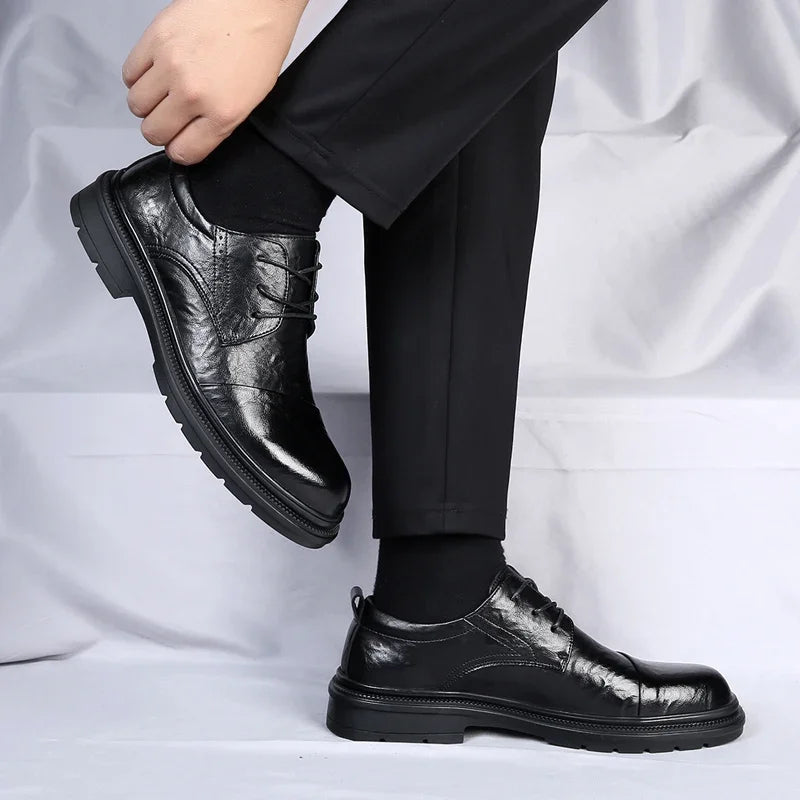Men's Shoes Formal Shiny Upper Profile Sole