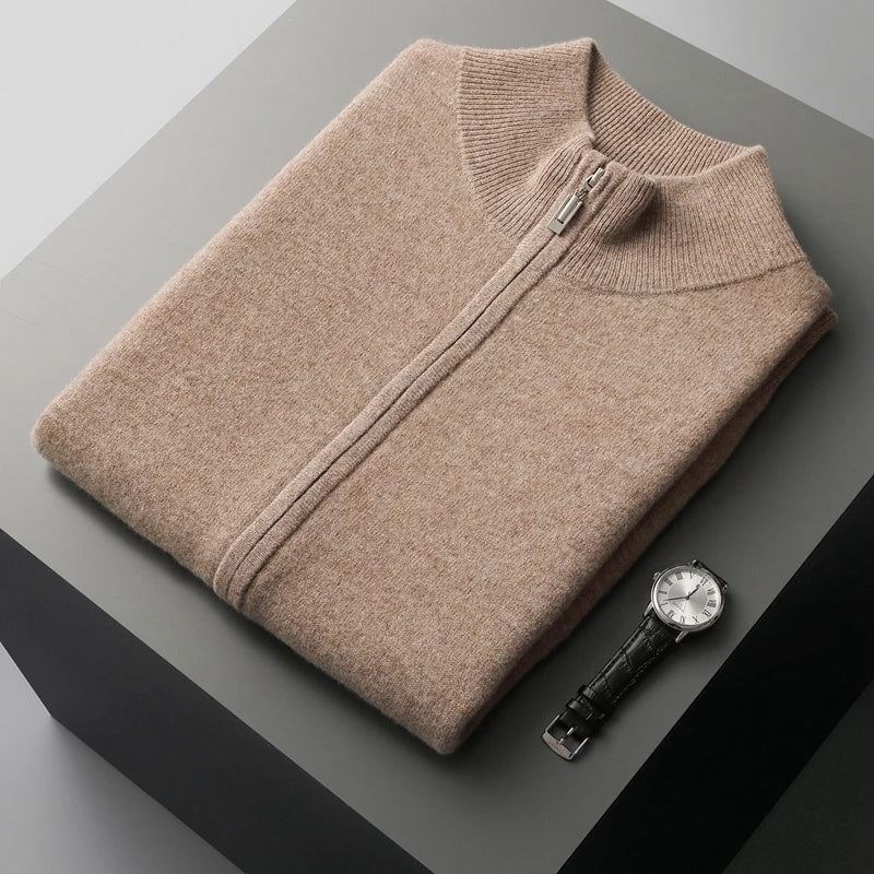 Herren Weste Mit Durchgehendem Reißverschluss Und Seitentaschen