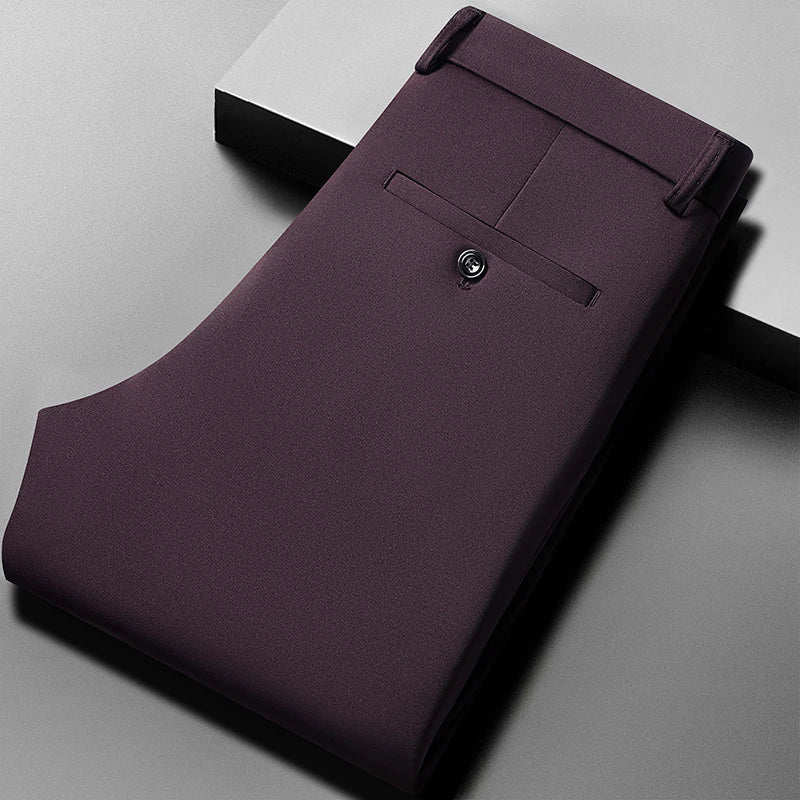 Herren-Stretchhose mit elastischem Bund und taillierter Passform