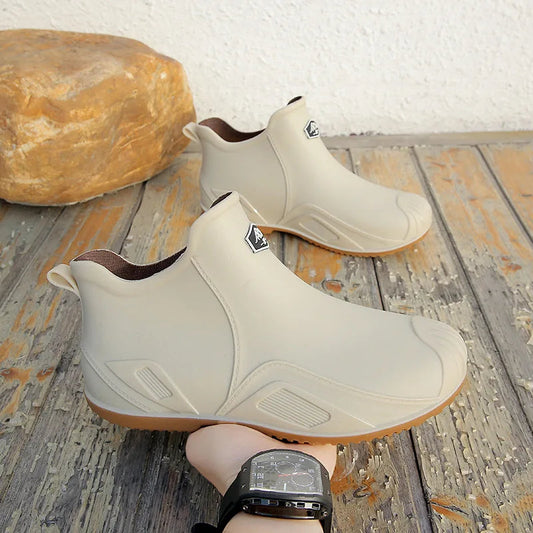 Women's Slip-On Deck Boots Waterproof Non-Slip Sole