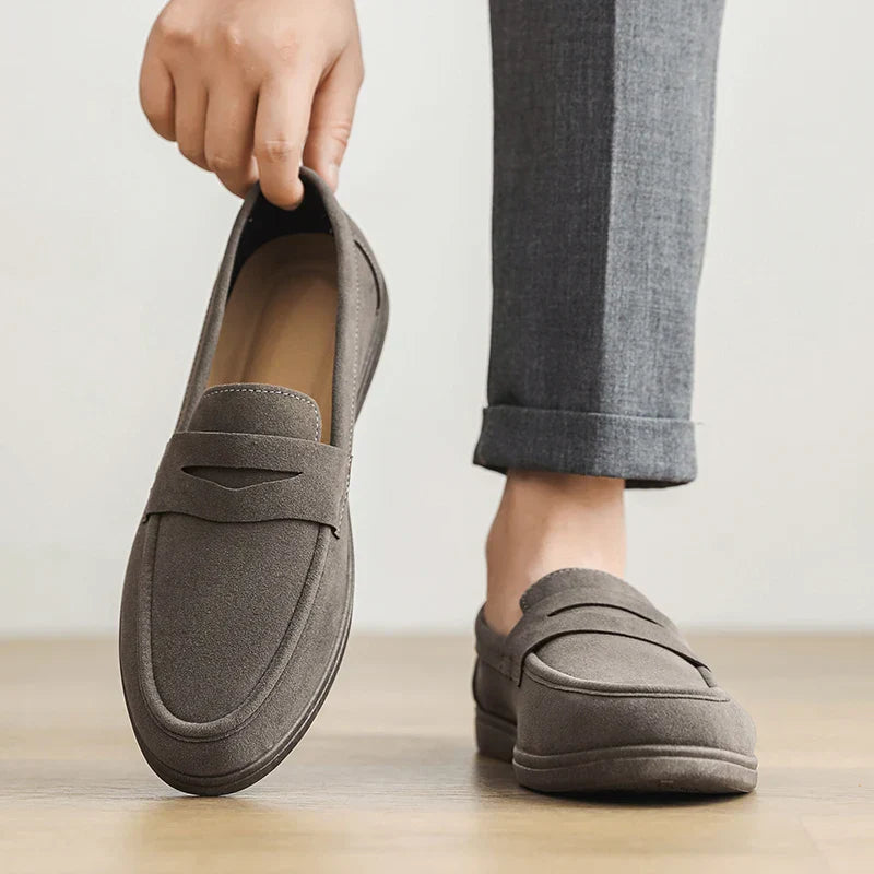 Herren Slipper mit Riemen Mattes Design Gepolsterte Innensohle
