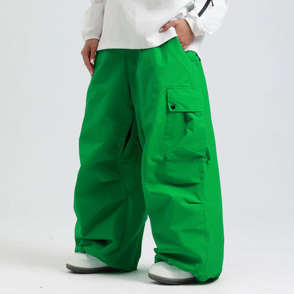 Herren Damen Skihose Lockerer Schnitt Atmungsaktive Snowboardhose Mit Reißverschluss Und Isoliertem Design
