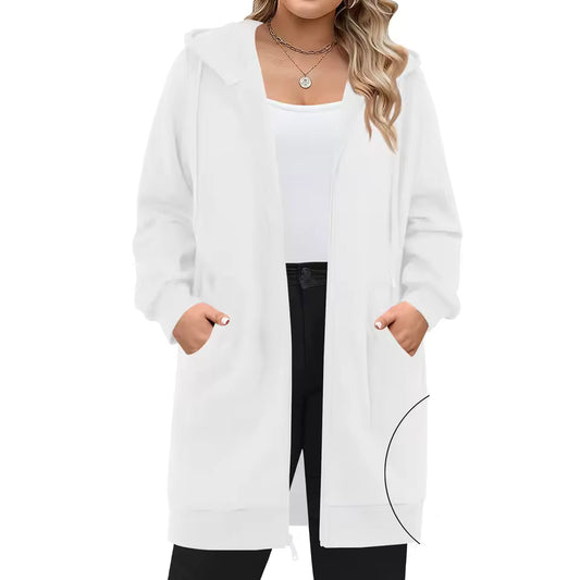 Women's Hoodie with Hood and Front Pockets