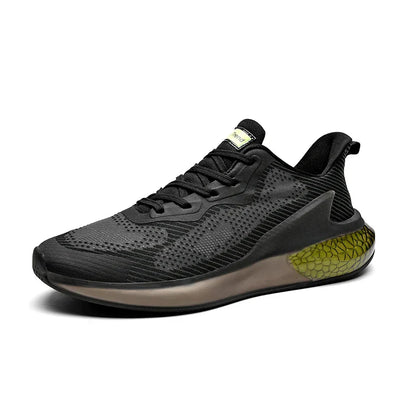 Men's Running Shoes Made of Breathable Mesh with Cushioned Sole and Lightweight Design