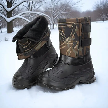 Herren-Winterstiefel mit hohem Schaft in Produktansicht