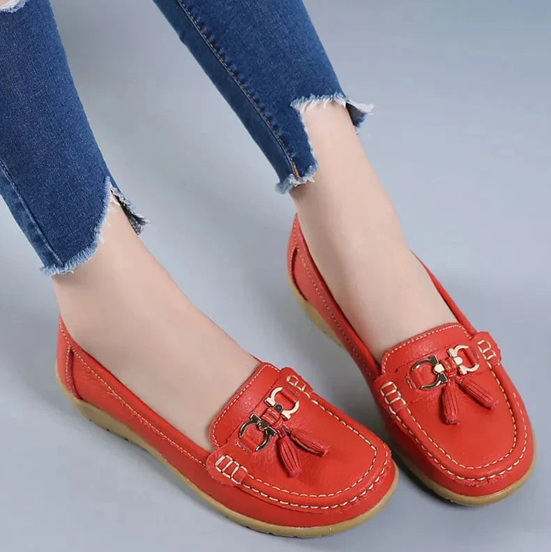 Women's Orthopedic Moccasin with Arch Support and Non-Slip Sole
