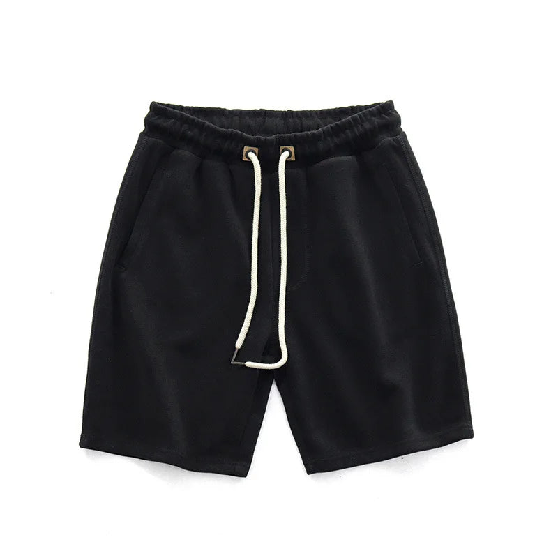 Men's shorts with drawstring, comfortable fit, side pockets