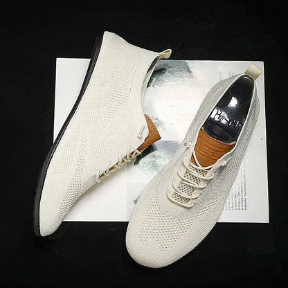 Herren Mesh Sneaker – Atmungsaktiv Leichtes Schnürdesign
