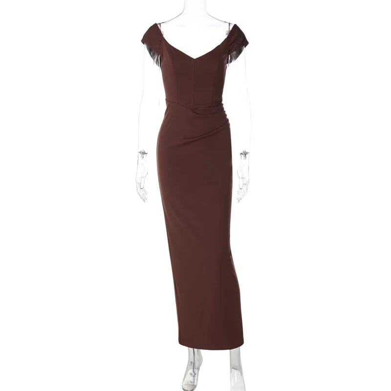 Damenkleid mit langem Rockteil für festliche Anlässe