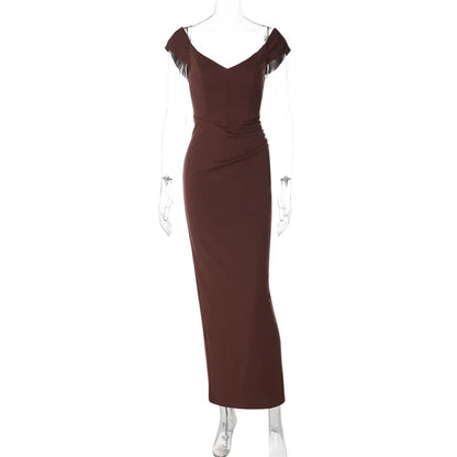 Damenkleid mit langem Rockteil für festliche Anlässe