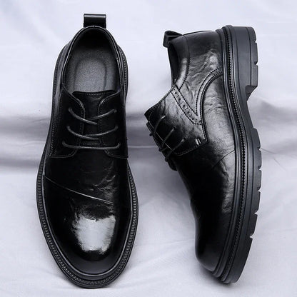 Men's Shoes Formal Shiny Upper Profile Sole