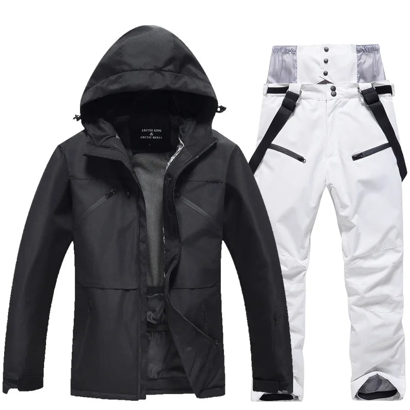 Damen Und Herren Winter Skianzug Atmungsaktive Snowboardjacke Und Hose Für Kaltes Wetter