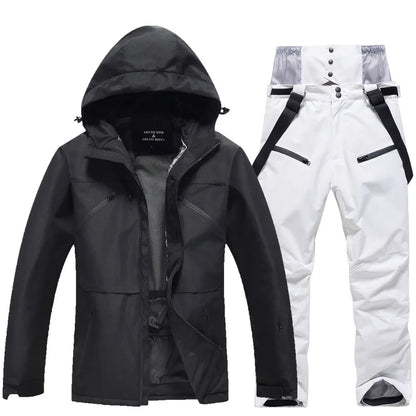 Damen Und Herren Winter Skianzug Atmungsaktive Snowboardjacke Und Hose Für Kaltes Wetter