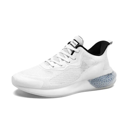Men's Running Shoes Made of Breathable Mesh with Cushioned Sole and Lightweight Design