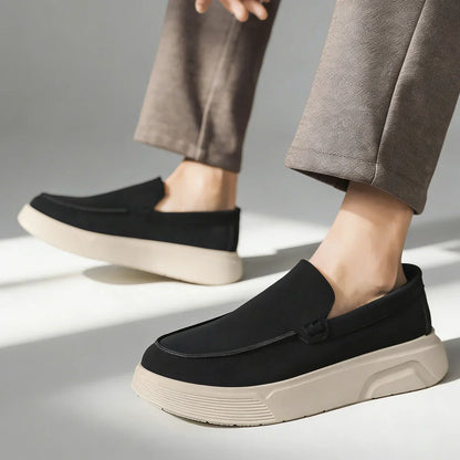 Men's Loafers with Orthopedic, Padded Footbed and Shock-Absorbing Sole