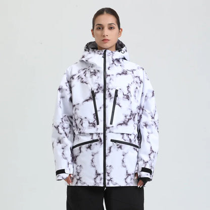 Herren & Damen Winter Snowboard Jacke, Atmungsaktive & Wasserabweisende Ski Jacke