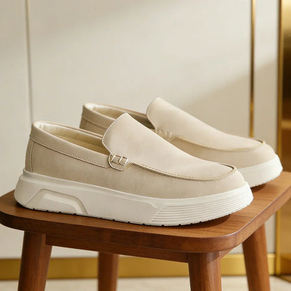 Men's Loafers with Orthopedic, Padded Footbed and Shock-Absorbing Sole