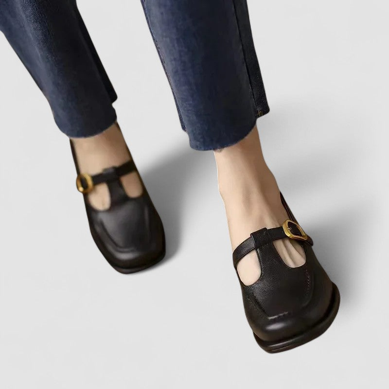 Damen Orthopädische Schuhe Mit Verstellbarem Riemen Und Gepolsterter Fußgewölbestütze