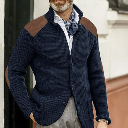 Herren Strickjacke Aus Weichem Strick