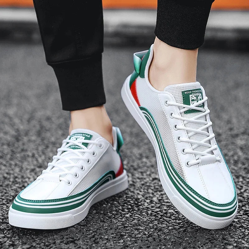 Herren Mesh Sneaker – Atmungsaktiv Schnürdesign