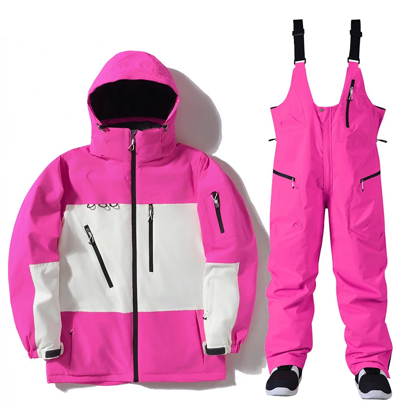 Winter Ski Suit Set for Men and Women - Ski Jackets and Pants