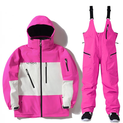 Winter Ski Suit Set for Men and Women - Ski Jackets and Pants
