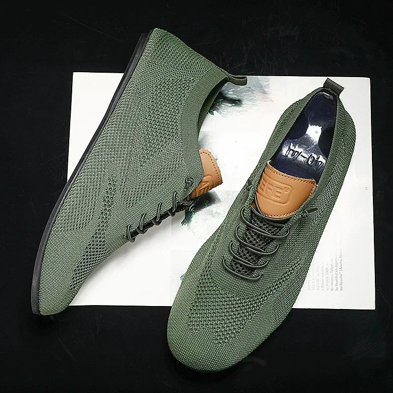 Herren Mesh Sneaker – Atmungsaktiv Leichtes Schnürdesign