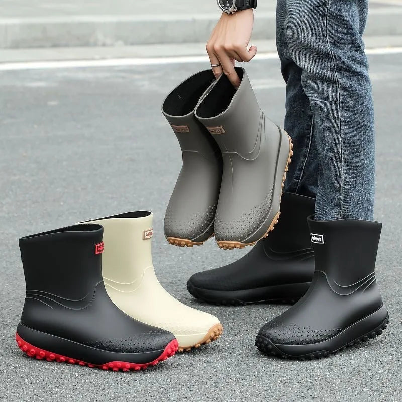 Herren-Regenstiefel mit robustem Schaft für regnerische Tage