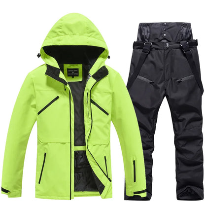 Damen Und Herren Winter Skianzug Atmungsaktive Snowboardjacke Und Hose Für Kaltes Wetter