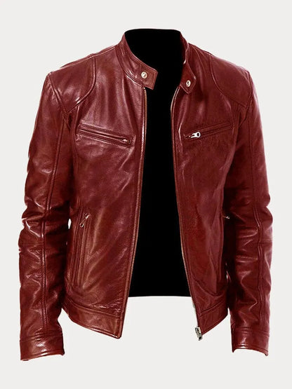 Herrenjacke mit funktionalen Taschen an der Vorderseite