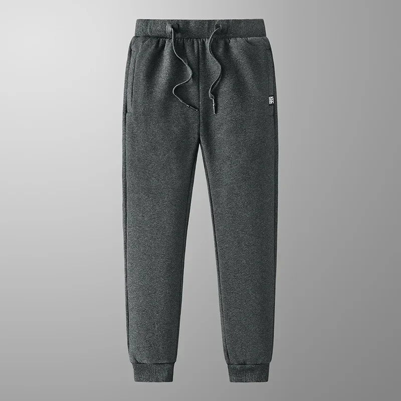 Herren Winter Jogginghose Fleecefutter Schmaler Schnitt Elastikbund – Komfort und Wärme