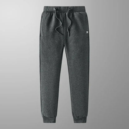 Herren Winter Jogginghose Fleecefutter Schmaler Schnitt Elastikbund – Komfort und Wärme