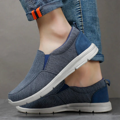 Herren Slip-On Sneaker mit Gepolsterter Sohle – Leichte Freizeitschuhe