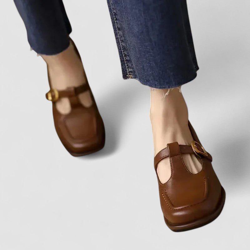 Damen Orthopädische Schuhe Mit Verstellbarem Riemen Und Gepolsterter Fußgewölbestütze