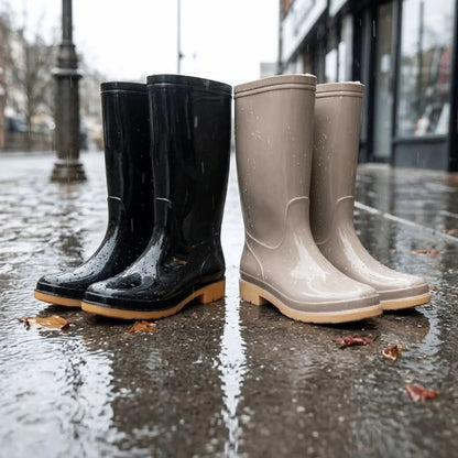Damen-Regenstiefel mit robustem Design und sicherem Profil