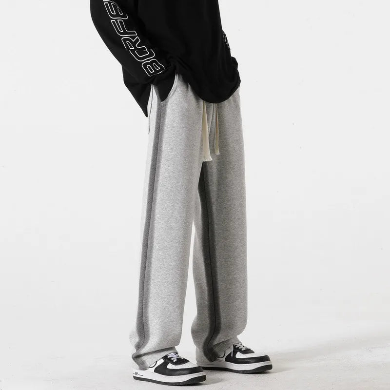 Herren-Sweatpants mit lockerem Schnitt und Kordelzugbund
