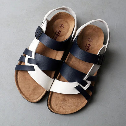 Damen-Sommersandalen Mit Verstellbarem Schnallenriemen, Offener Zehenpartie Und Gepolsterter Sohle