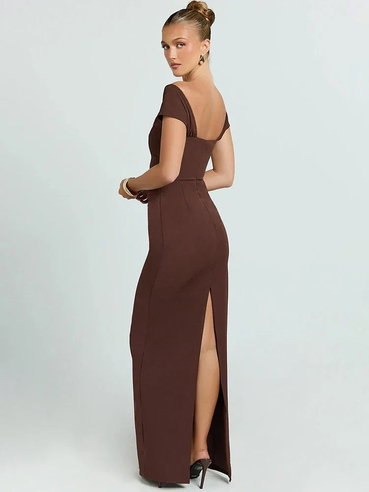 Maxikleid für Damen mit stilvoller, fliessender Silhouette