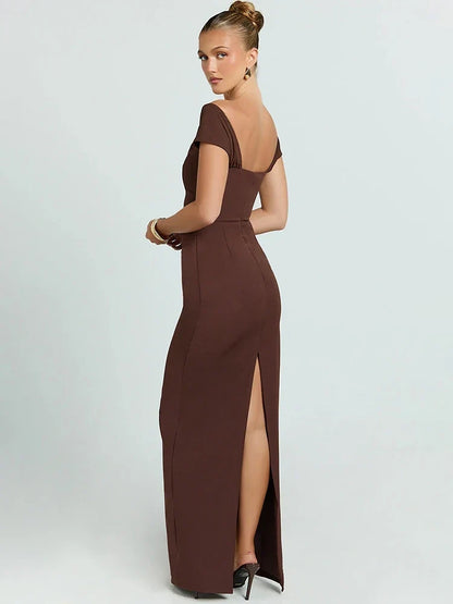 Maxikleid für Damen mit stilvoller, fliessender Silhouette
