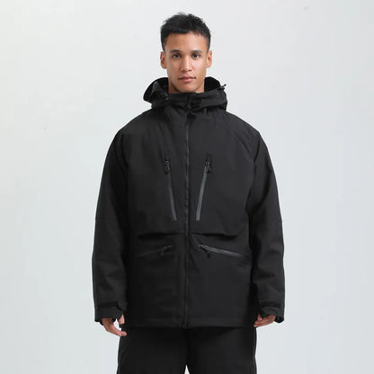 Herren & Damen Winter Snowboard Jacke, Atmungsaktive & Wasserabweisende Ski Jacke