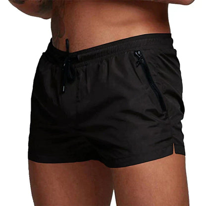 Herren Sommer Badeshorts mit Reißverschlusstaschen