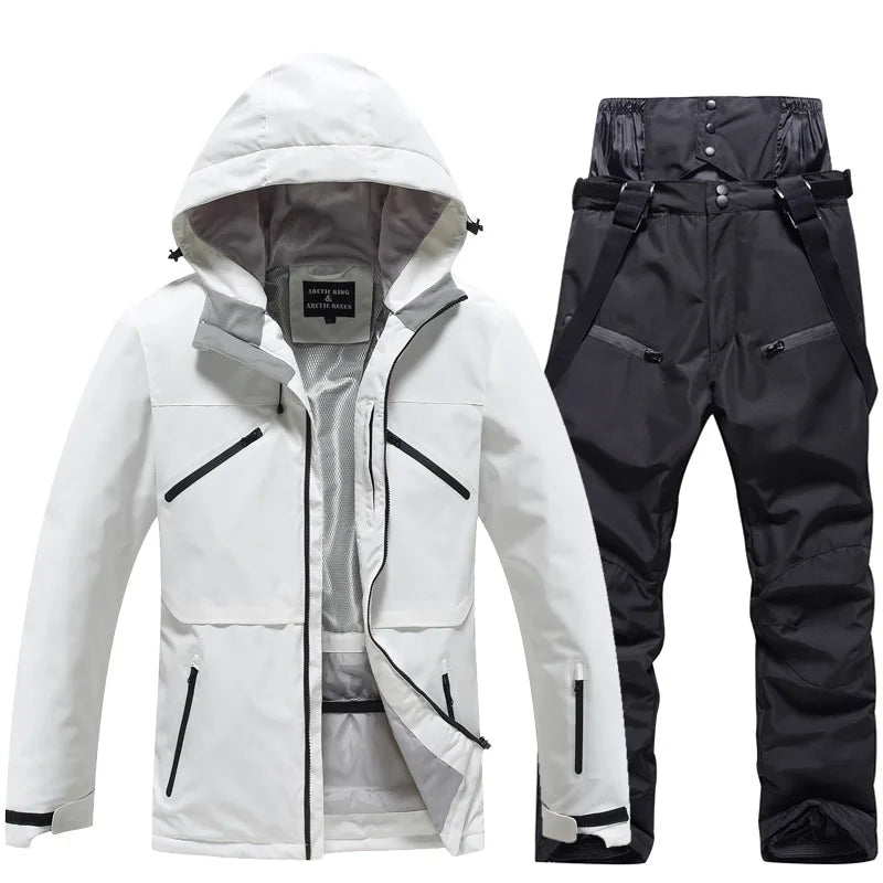 Damen Und Herren Winter Skianzug Atmungsaktive Snowboardjacke Und Hose Für Kaltes Wetter
