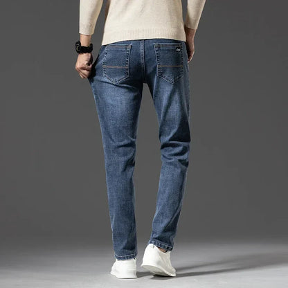 Herren Slim-Straight Jeans Leichter Stretch