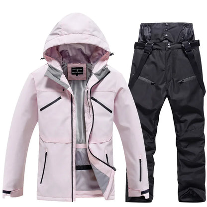 Damen Und Herren Winter Skianzug Atmungsaktive Snowboardjacke Und Hose Für Kaltes Wetter