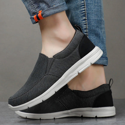 Herren Slip-On Sneaker mit Gepolsterter Sohle – Leichte Freizeitschuhe