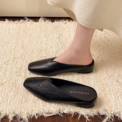 Women's Slippers with Low Cut and Supportive Sole