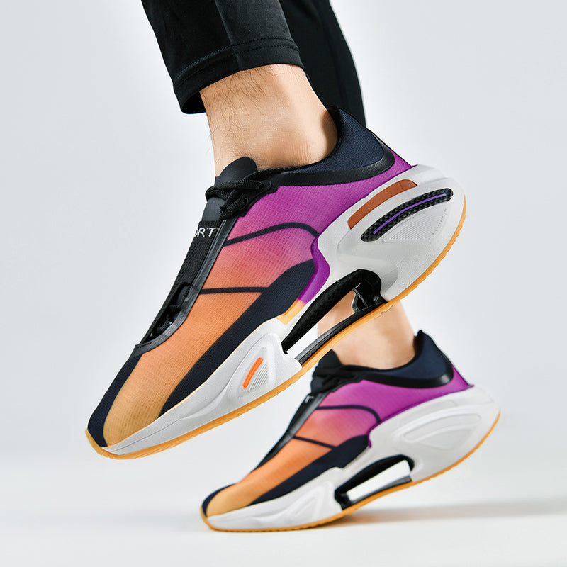 Herren Sneaker Schaumstoffdämpfung Struktur Obermaterial Gummisohle